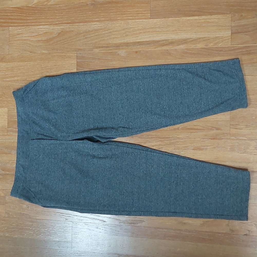 C.D. Petites Womens Large Petite PL Black and White Pull On Pants Elastic